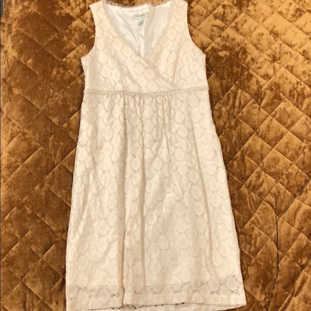 White lace dress